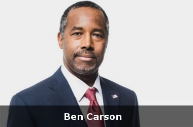 Ben Carson - US secretary of Department of Housing & Urban Development.