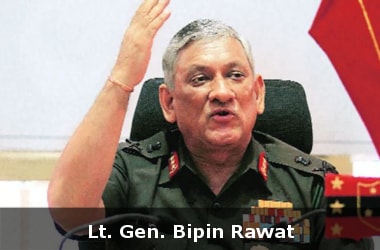 Lt. Gen. Bipin Rawat is new Army chief