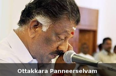 Ottakkara Panneerselvam is new TN CM