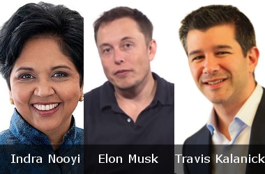 Indra Nooyi, Elon Musk and Travis Kalanick join Trump’s advisory council
