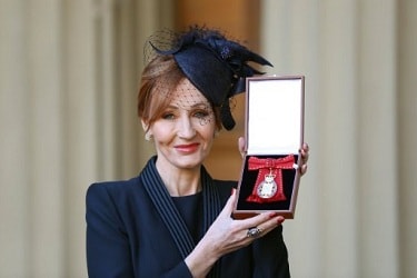 Harry Potter scribe JK Rowling gets British honour