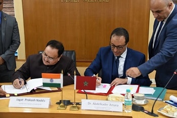 India, Morocco sign health agreement 