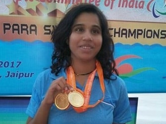 Kanchanmala Pande wins Gold at World Para Swimming Championship