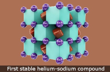 First stable helium-sodium compound created in lab!