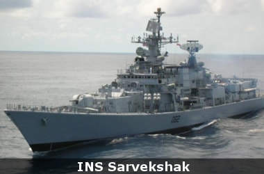In a first, solar panels added on Indian warship