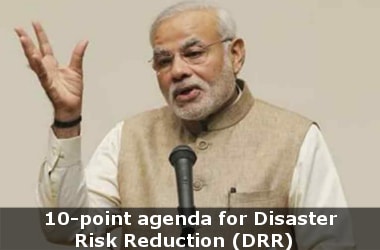 10-point agenda for Disaster Risk Reduction (DRR)
