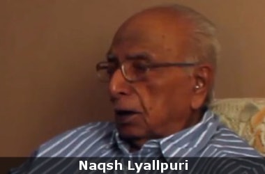Renowned Urdu poet Naqsh Lyallpuri passes away