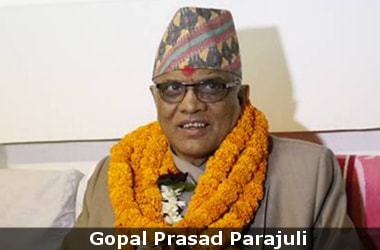Gopal Prasad Parajuli is Nepal’s new CJ