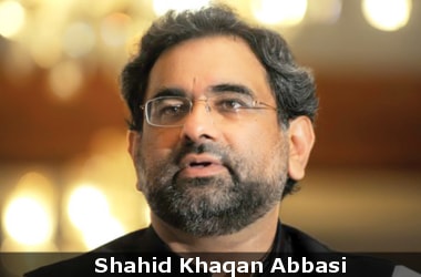 Shahid Khaqan Abbasi is Pak