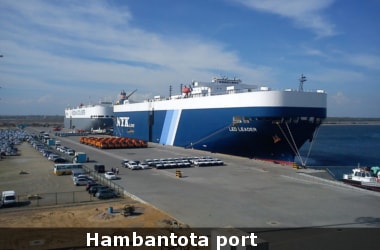 Strategic port Hambantota under Chinese control