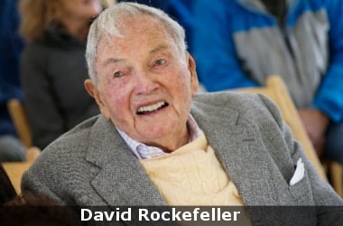 Billionaire David Rockefeller dies