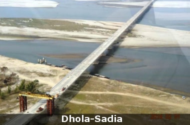 Dhola-Sadia - Ready to use, longest river bridge in Assam!