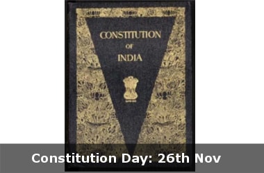 Constitution Day: 26<sup>th</sup> Nov
