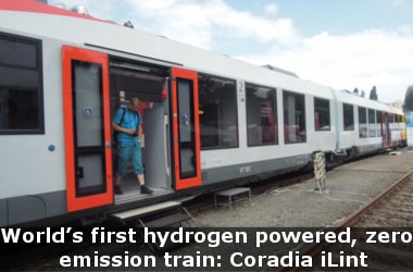 World’s first hydrogen powered, zero emission train launched!