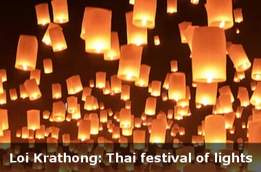 Loi Krathong: Thai festival of lights celebrated