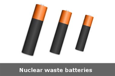Now, nuclear waste batteries that last 5000 years!
