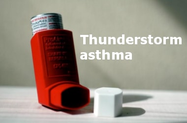 Thunderstorm asthma: Rare occurrence in Australia
