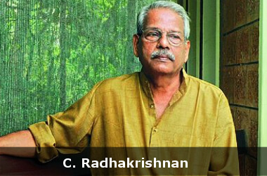 C. Radhakrishnan selected for Mathrubhumi Literary Award 2016