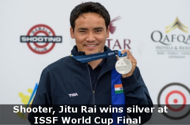 Shooter, Jitu Rai wins silver at ISSF World Cup Final