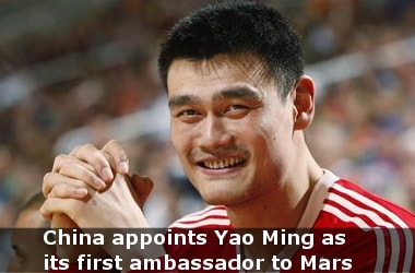 China appoints an ex NBA player as its first ambassador to Mars!