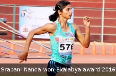 Srabani Nanda wins Ekalabya award 2016