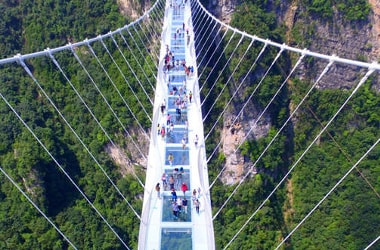 World’s longest and tallest glass bridge is reopened!