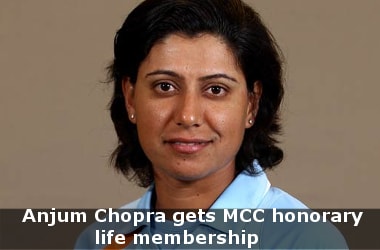 Anjum Chopra gets MCC honorary life membership