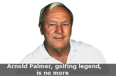 Arnold Palmer, golfing legend, is no more