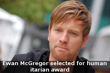 Ewan McGregor selected for humanitarian award