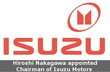 Hiroshi Nakagawa appointed Chairman of Isuzu Motors
