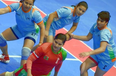 Indian women’s kabaddi team’s fifth gold medal at 5th Asian Beach Games!