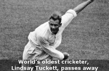 World’s oldest cricketer, Lindsay Tuckett, passes away