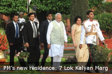 PM’s new residence: 7 Lok Kalyan Marg