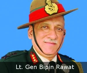 Lt Gen Bipin Rawat, the new Vice Chief of Indian Army Staff.
