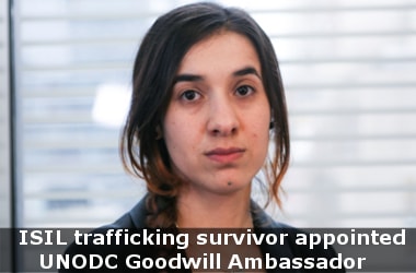 ISIL trafficking survivor appointed UNODC Goodwill Ambassador
