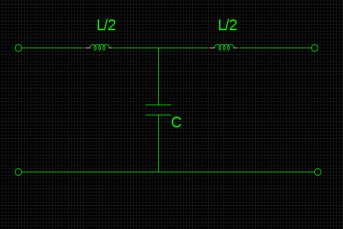 Constant K type LPF ( T section).png